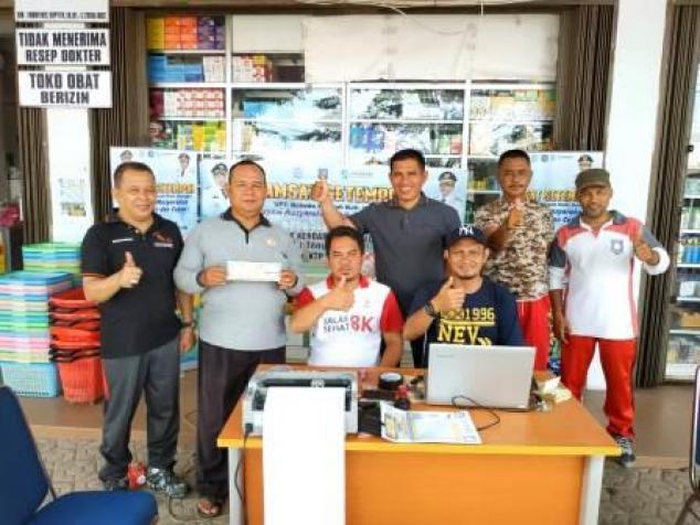 Kepala UPT.Bakuda Babel Wilayah Kabupaten Bangka Bersama Pegawai Samsat Sungailiat Melaksanakan Kegiatan Samsat Setempoh Di Mega Mart Sungailiat Bangka, Jum'at, 14 Februari 2020