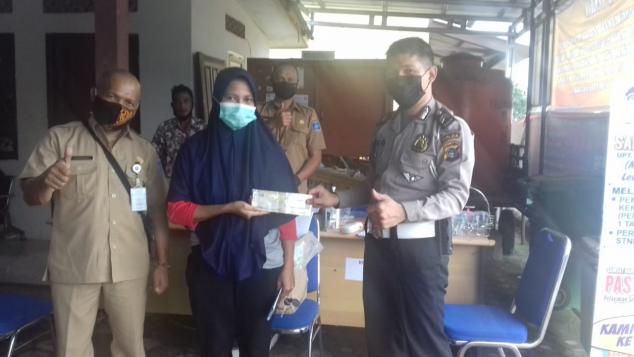 Kegiatan Pelayanan Samsat Setempoh Di Kantor Desa Balun Ijuk Kecamatan Merawang Kabupaten Bangka, Selasa, 06 Oktober 2020