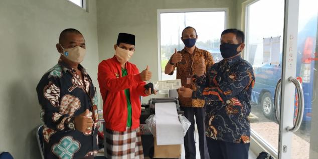 Berkah Samsat Setempoh Di Pasar Hiegienis Air Ruai Kecamatan Pemali Kabupaten Bangka, Sabtu, 26 September 2020