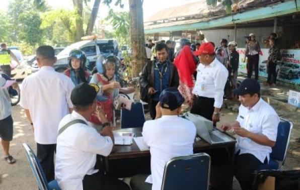 Gelar Giat Razia Gabungan Ke-5 & Samsat Setempoh di Pebabri S.Liat,Rabu,24 Juli 2019
