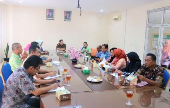 Pelaksanaan Evaluasi Kelembagaan UPT & Cabang Dinas di Lingk.Pemprov.Babel di Ruang Serumpun Samsat Sungailiat, Kamis, 25 Juli 2019