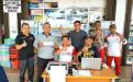 Kepala UPT.Bakuda Babel Wilayah Kabupaten Bangka Bersama Pegawai Samsat Sungailiat Melaksanakan Kegiatan Samsat Setempoh Di Mega Mart Sungailiat Bangka, Jum'at, 14 Februari 2020