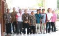 Kepala UPT. Bakuda Wil. Bangka, Yeri,S.Sos Foto Bersama Kades Rukem & Perangkat Desa Rukem  di Samsat Setempoh, Selasa, 20 Agustus 2019