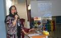 Henny Denyyanti,SE Selaku Senior Bank SumselBabel Menyampaikan Materi Tentang Pelayanan Publik Dalam Kegiatan Pelatihan Pelayanan Publik di Samsat Sungailiat, Sabtu, 19 Oktober 2019