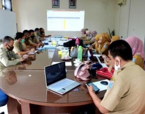 Kepala UPT.Bakuda Babel Wilayah Kabupaten Bangka, Yeri, S,Sos Memimpin Rapat Koordinasi Tim Penilai Intern Inspektorat Provinsi Kepulauan Babel Dalam Pengisian LKE Pembangunan ZI Menuju WBK Dan WBBM Pada UPT.Bakuda Babel Wlayah Kabupaten Bangka, Senin, 13 Juli 2020