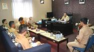Kepala UPT.Bakuda Babel Wilayah Kabupaten Bangka, Yeri,S,Sos Memimpin Rapat  Internal Berkaitan Dengan Rencana Kegiatan Razia Bersama Polres Bangka & Samsat Setempoh Di ruang Kepala UPT. Bakuda Babel Wilayah Kabupaten Bangka, Senin, 24 Februari 2020